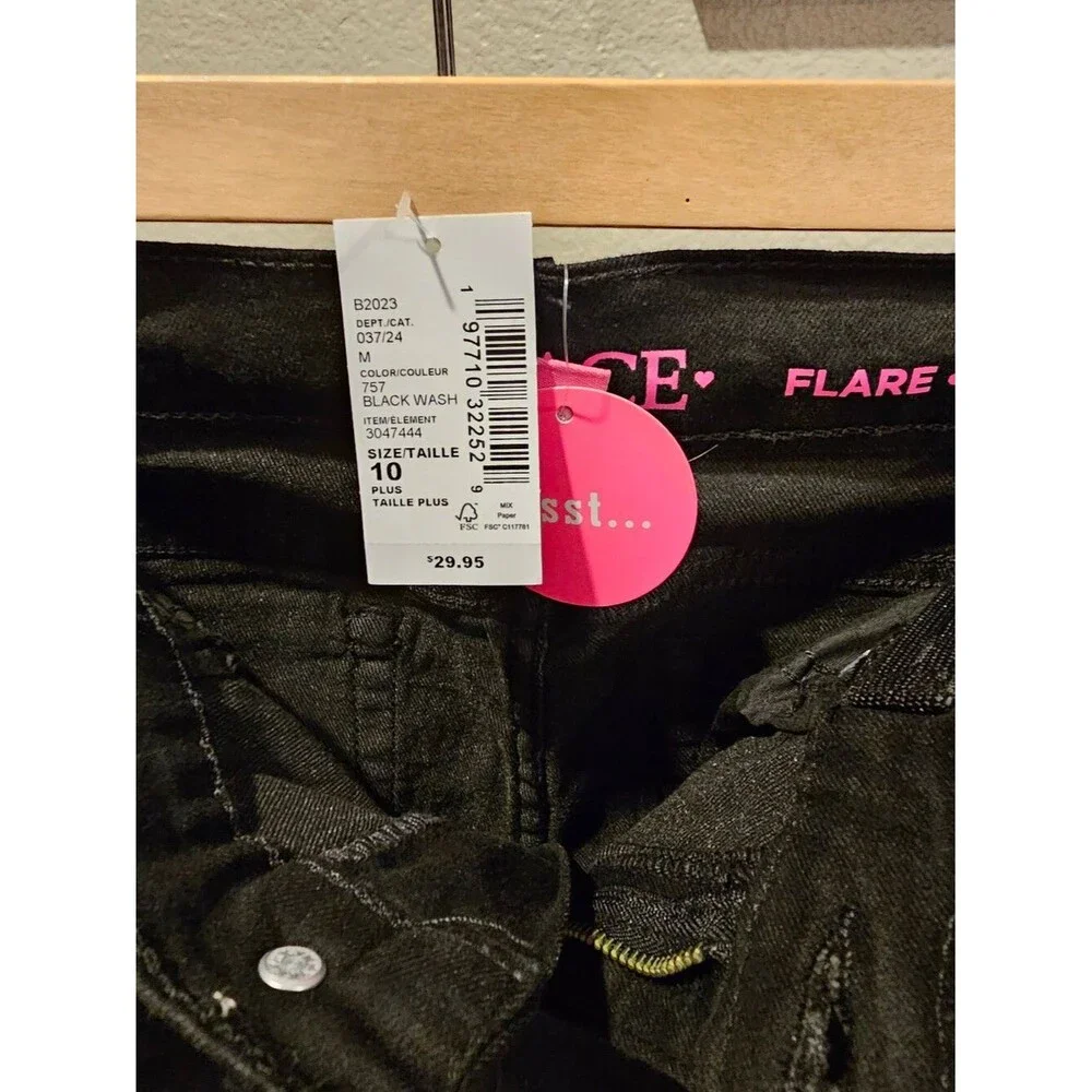 Children's Place Black PLUS Size Jeans NWT